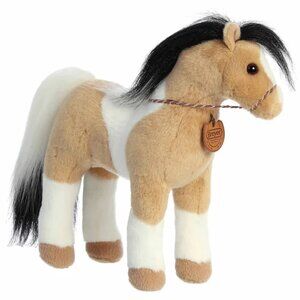 NWT BREYER 13” Pinto Paint Stuffed Animal Pony Plush Showstoppers Rodeo Horse